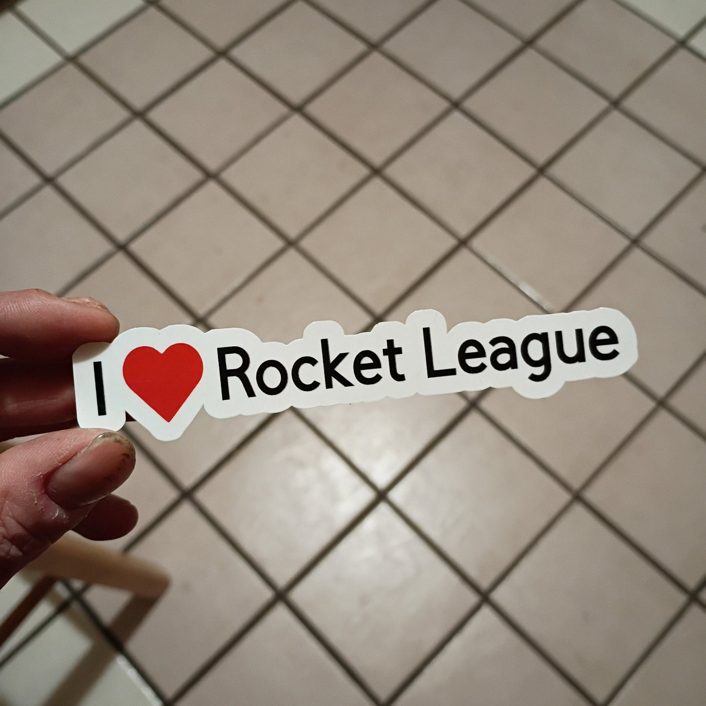 I ❤️ rocket league (sticker / vinyl)