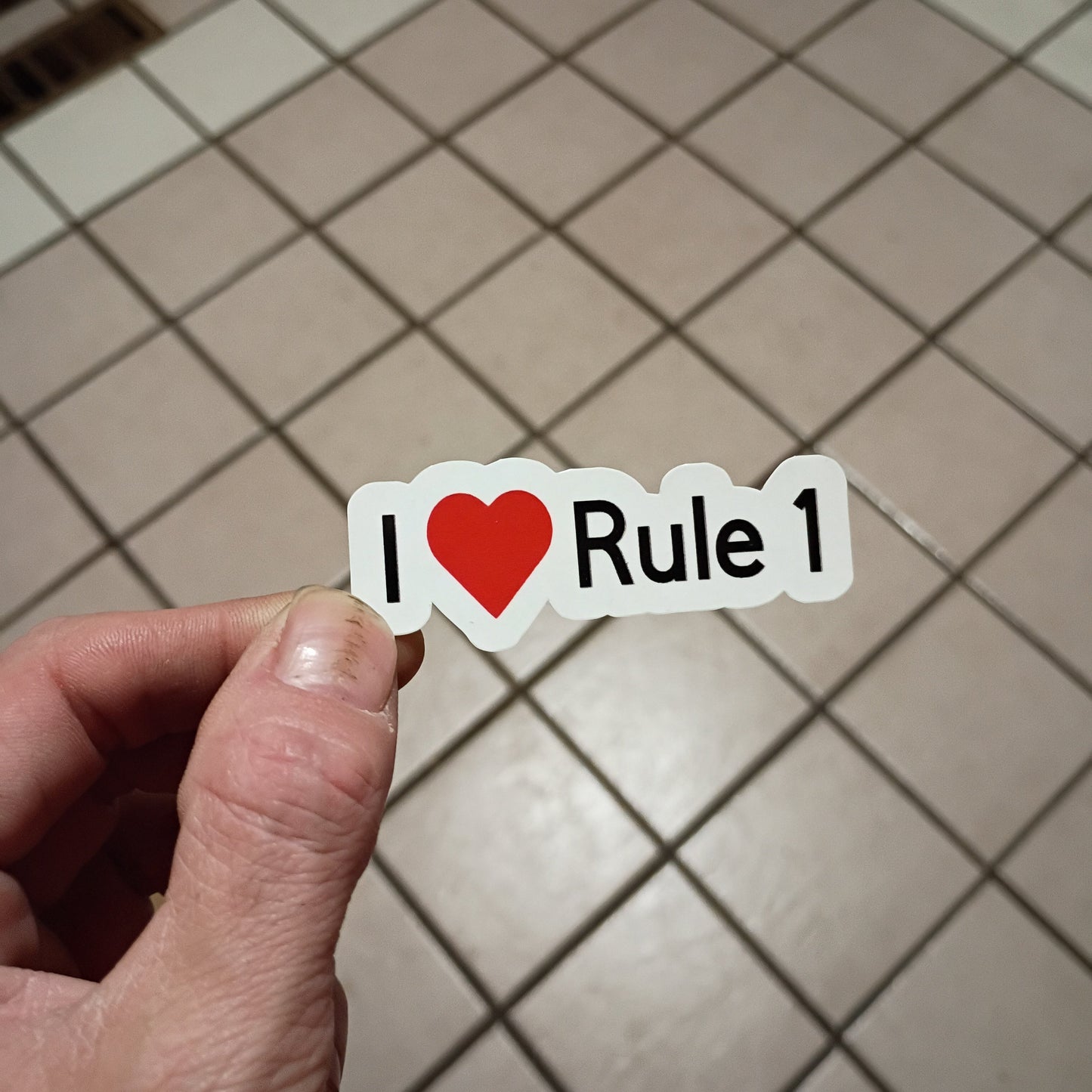 You know the rule ! (sticker / vinyl)