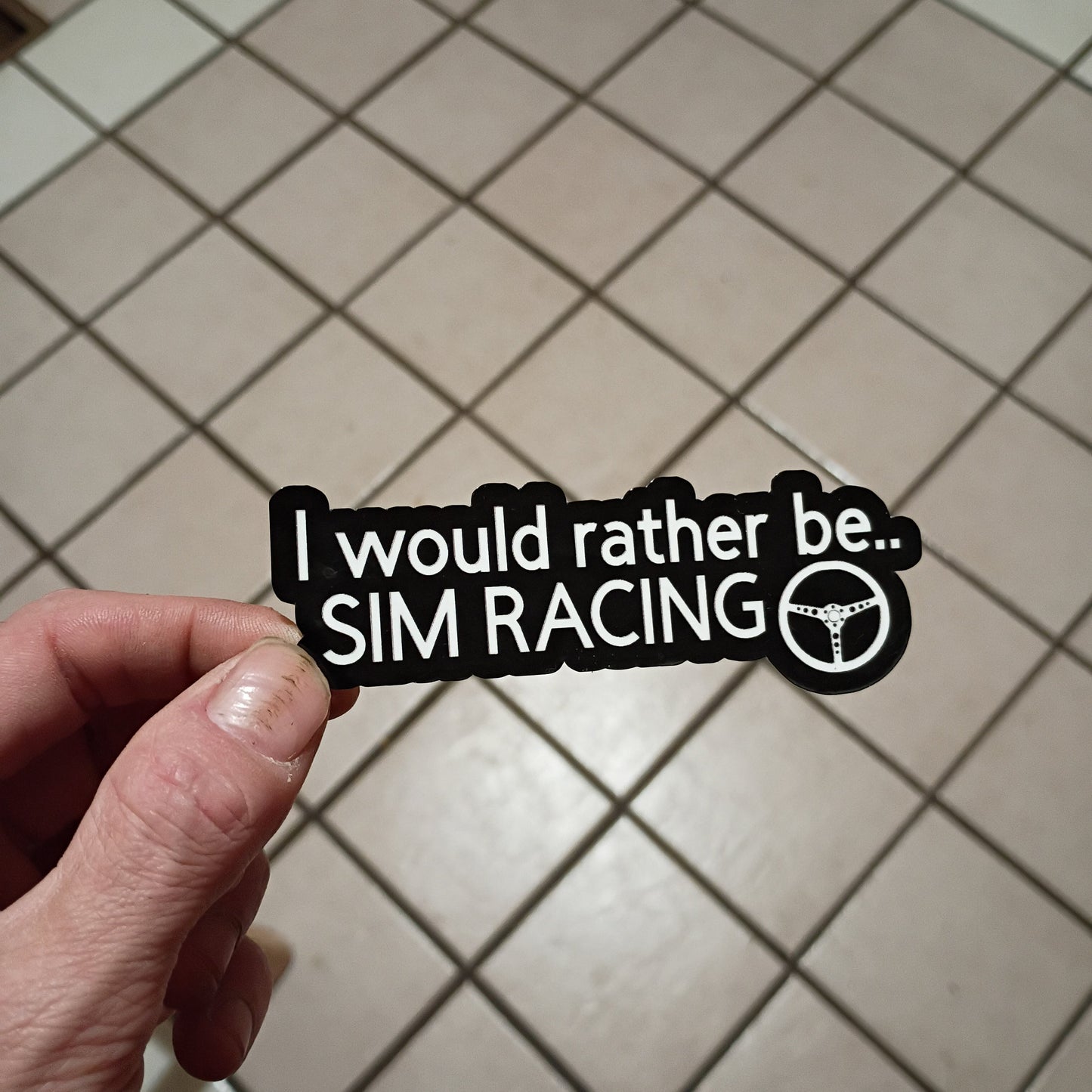 Rather be SIM racin (sticker)