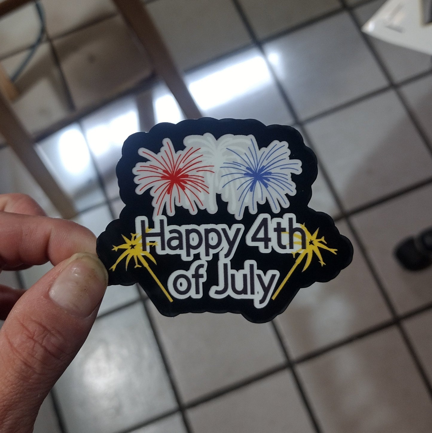 Happy 4th ! (Sticker)