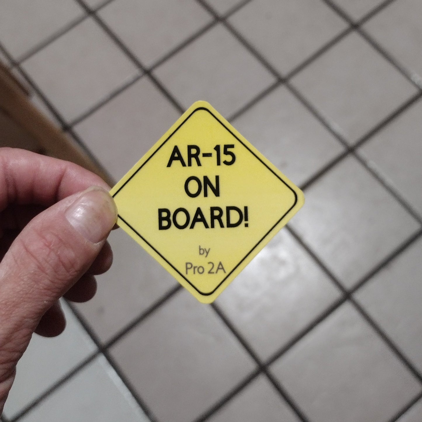 AR on board (sticker)
