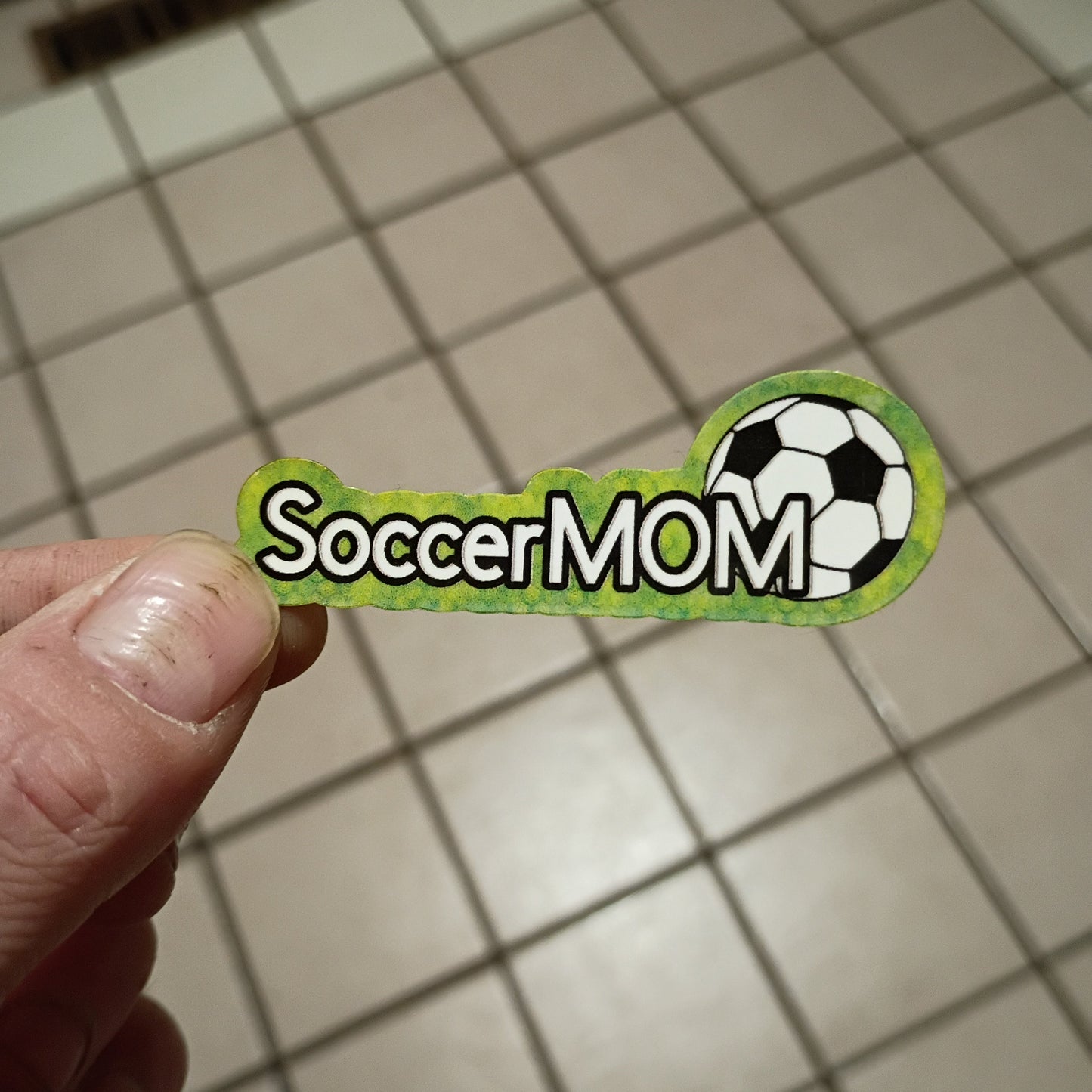 Soccer mom van (sticker)