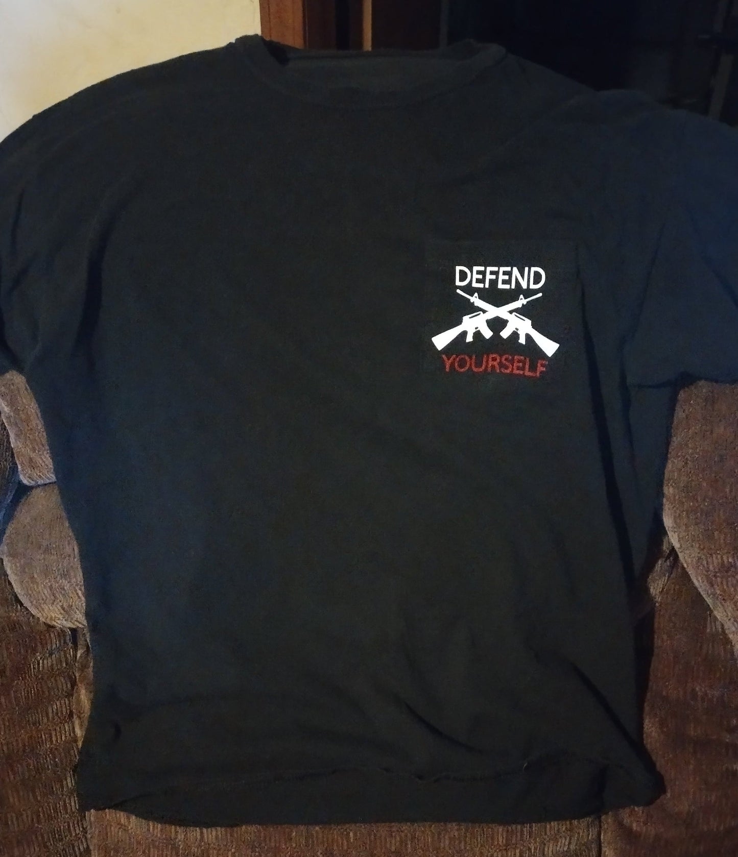 Defend YOURSELF  range shirt (vinyl)