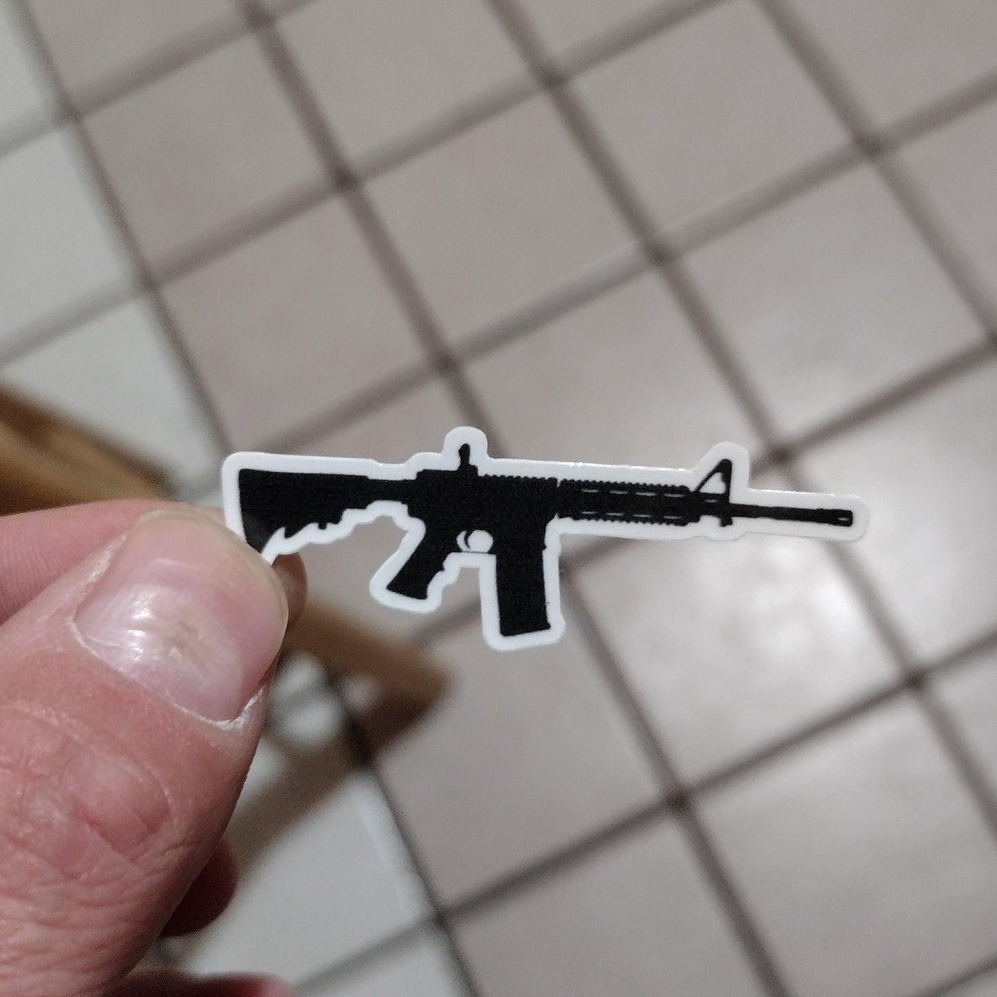 Mini AR-15 (sticker / vinyl)