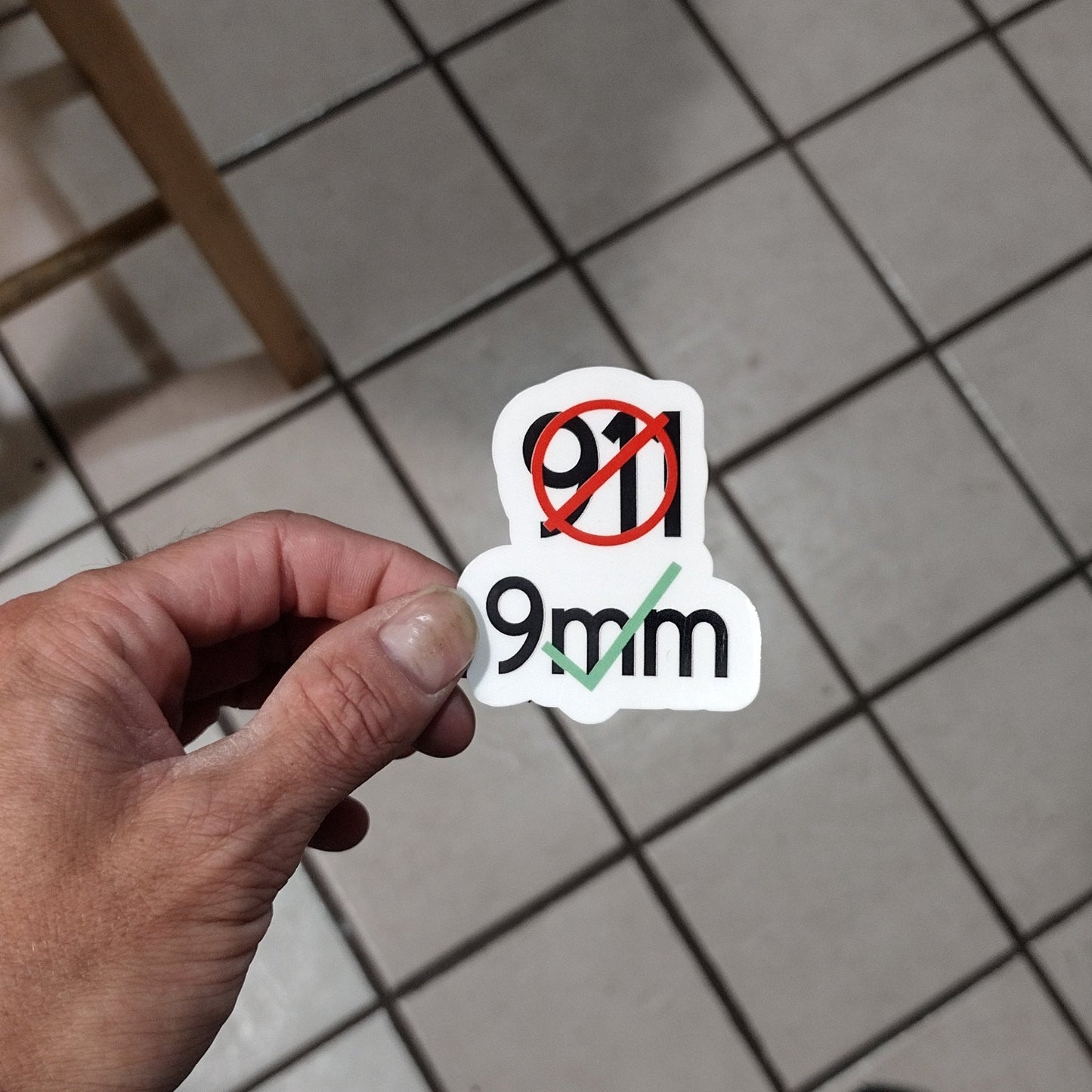 We don't call 911 (sticker)