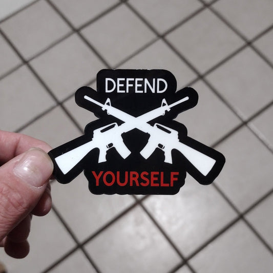 Defend YOURSELF (sticker)(style#1)